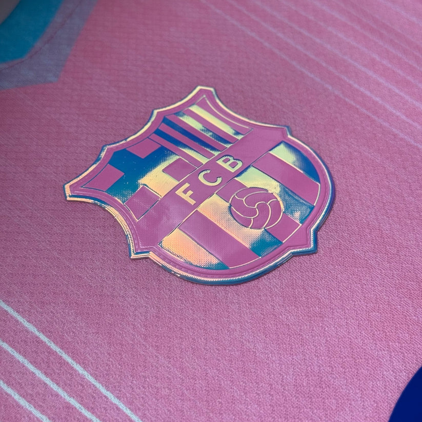Barcelona 2025 Pink Special Jersey - 图片 3