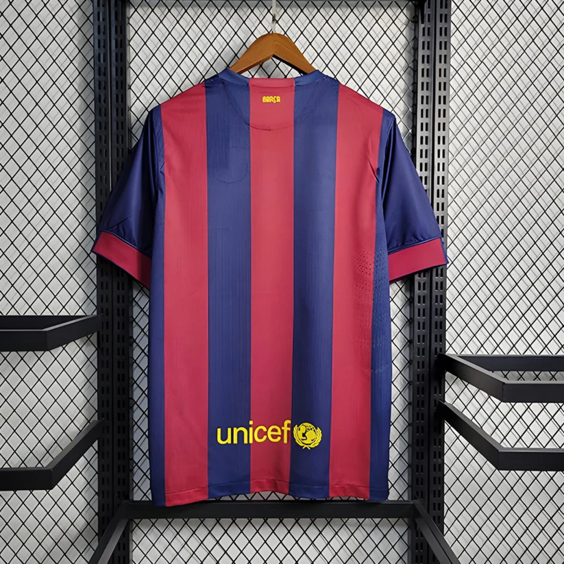 Barcelona 2014 Home UCL Jersey - 图片 2