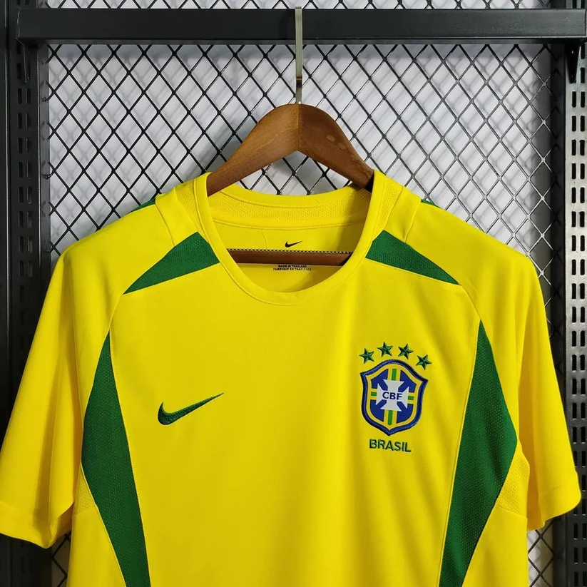 Brazil 2002 Home Jersey - 图片 2