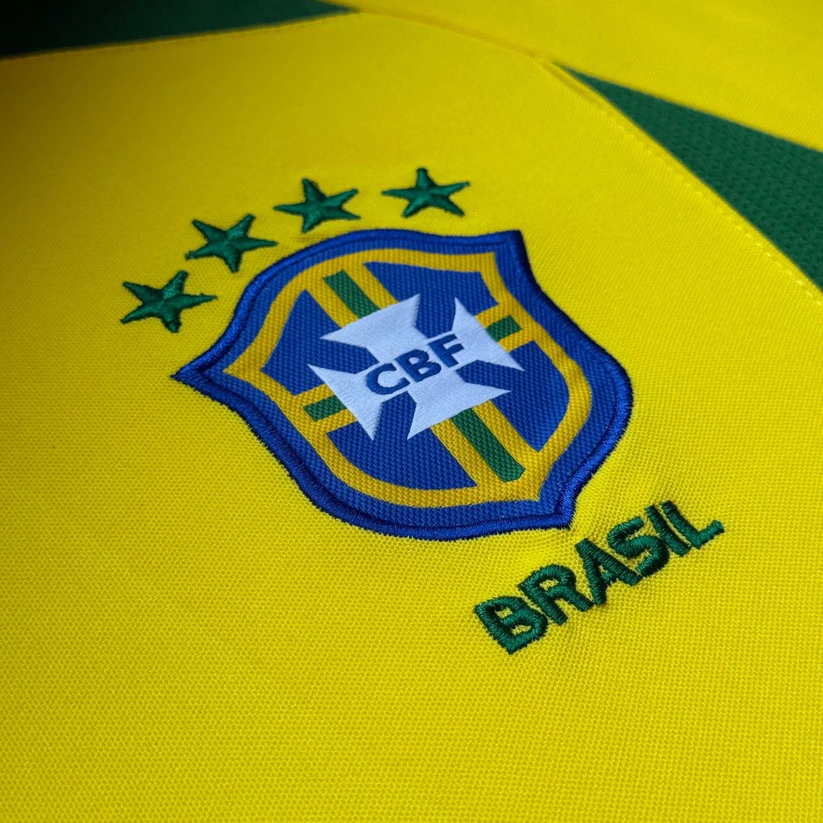 Brazil 2002 Home Jersey - 图片 3