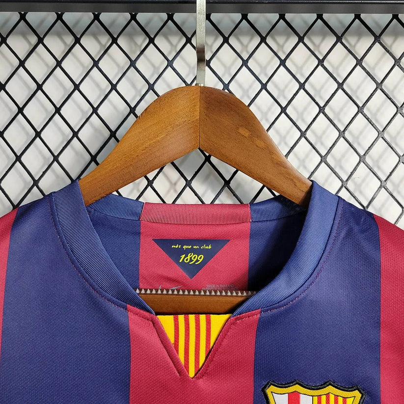 Barcelona 2014 Home UCL Jersey - 图片 5